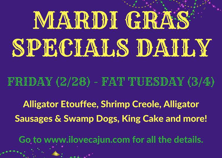 Mardi Gras Announcement